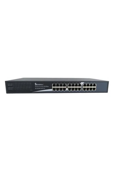 Seenergy SE-1024G 24 Port GB Ethernet Switch, 24 Port 10/100/1000 Mbps, ürün görseli 1