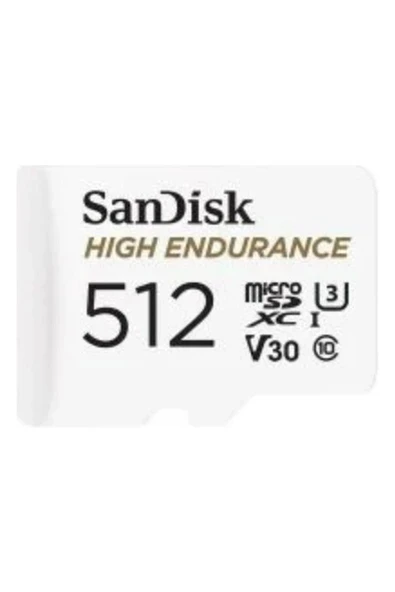 Sandisk High Endurance 512GB 100/40MB/S Microsdxc C10 V30 Adaptörlü Hafıza Kartı SDSQQNR-512G-GN6IA ürün görseli 1