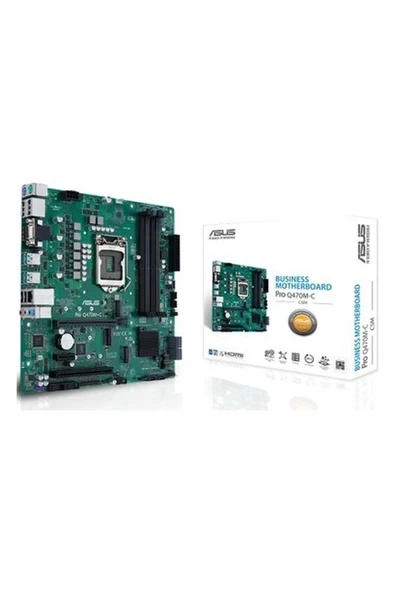 Asus Pro Q470M-C/CSM Intel Q470  DDR4 2933 MHz Lga1200 mAtx Anakart ürün görseli 1