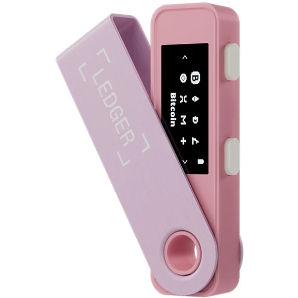 Ledger Nano S Plus Pastel Pembe Kripto Donanım Cüzdanı ürün görseli 1