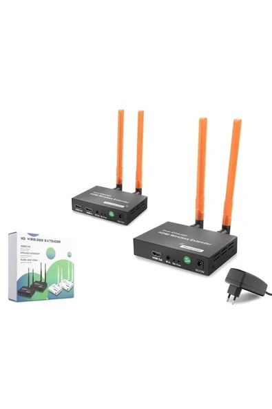 Hdx1384 Hdmi Extender Loop-Out Kablosuz 1080P 300M Siyah ürün görseli 1