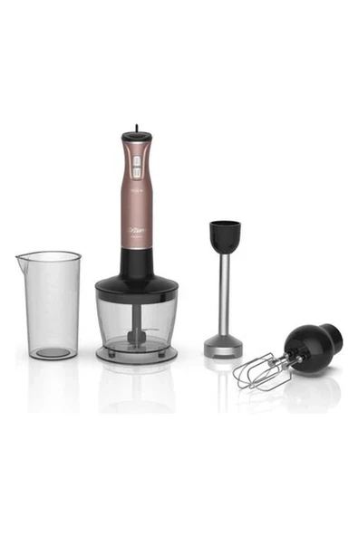 1500W El Blender Seti, Pembe, Güçlü ve Şık Tasarım ürün görseli 1
