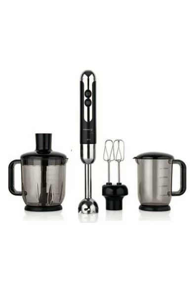 Korkmaz Mia Mega SiyahKrom Blender Set ürün görseli 1