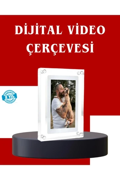Çift Stereo Hoparlörlü 7 İnç Dijital Fotoğraf Çerçevesi – Zengin Ses Deneyimi ürün görseli 1