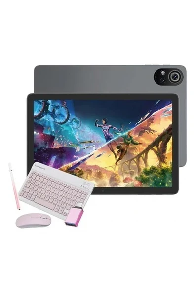 Pembe 10.1" IPS Ekran 6GB/128GB Tablet Pc ürün görseli 1