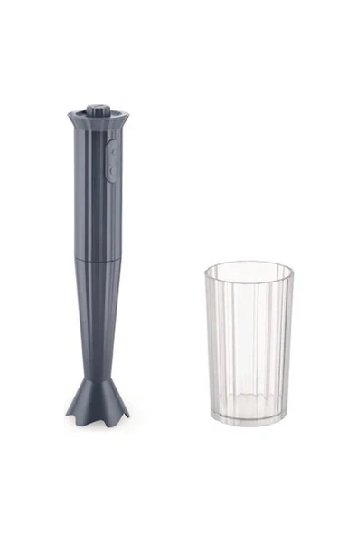 Alessi Plisse El Blender Seti Gri - Resim 2