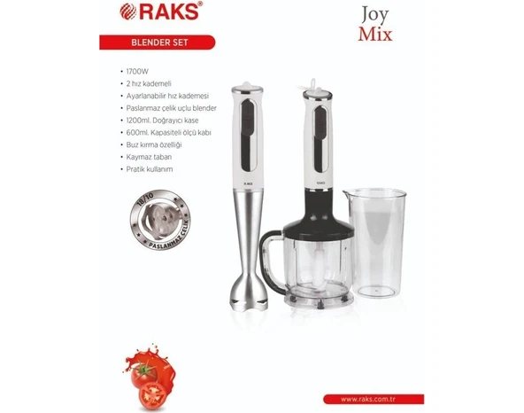 Raks Joy Mix 1700 W Blender Seti - Resim 2