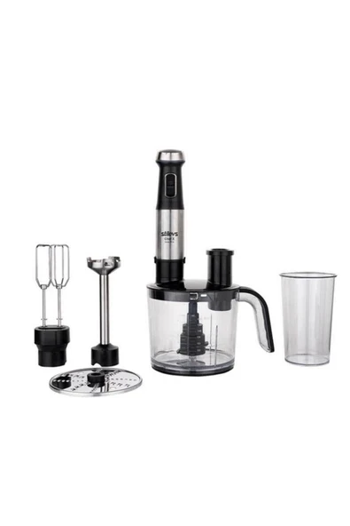 Yeşil Chef X Inox Pro El Blender Seti, pratik ve şık mutfak cihazı ürün görseli 1