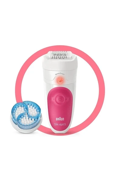 Braun Silk-Épil 5 5511 Sensosmart, Kablosuz, Islak&kuru, 2 Ek Parçalı, 2'si 1 Arada Epilatör ürün görseli 1