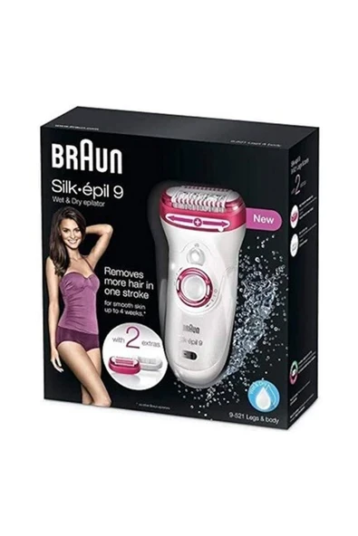 Braun Silk Epil 9 Epilatör 9521 Islak ve Kuru ürün görseli 1