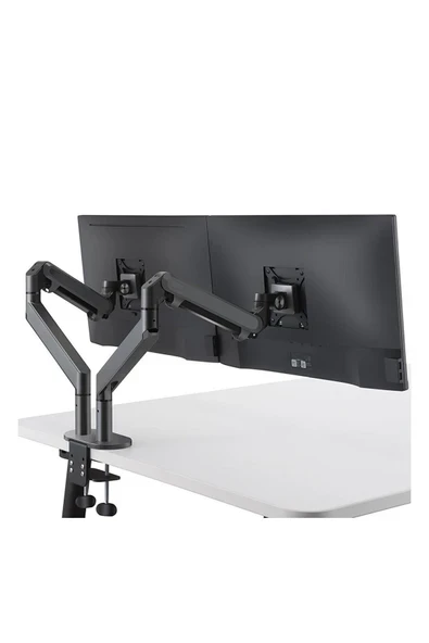 Npo STD7080G 10"-27" Amortisörlü Çok Yönlü Vesa Monitör Tutucu Çift Kol ürün görseli 1