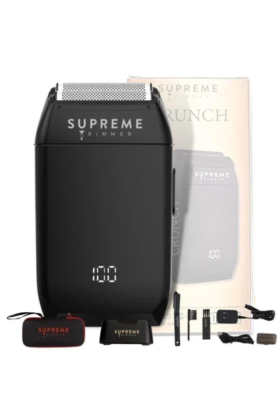 Supreme Trimmer Crunch Sıfırlama Tıraş Makinesi STF602 Syah ürün görseli 1