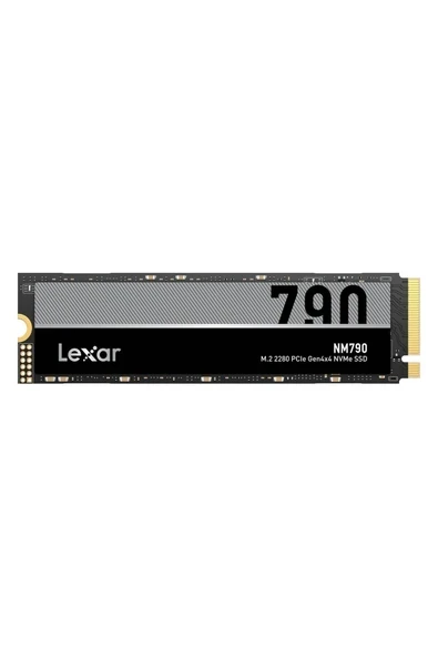 Lexar NM790 1TB Gen4x4 7400/6500MB/sn NVMe PCIe M.2 SSD (LNM790X001T-RNNNG) ürün görseli 1