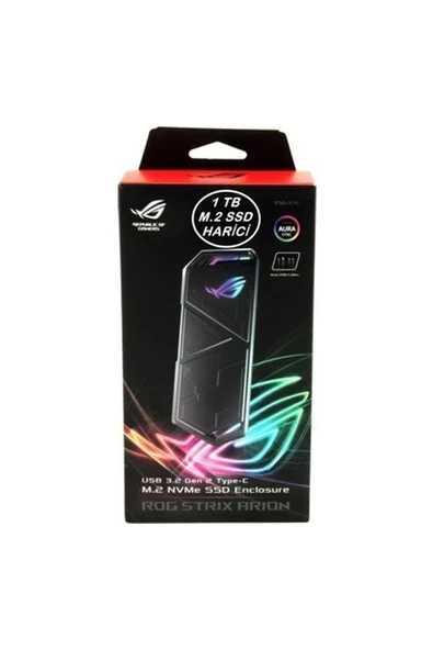 Asus ROG Strix Arion 1 TB M.2 NVMe USB 3.2 Gen2 Type-C Harici SSD ürün görseli 1