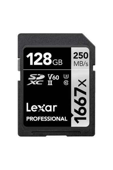 Professional 128 GB 1667X Sdxc Hafıza Kartı (250MB/S-90MB/S) ürün görseli 1