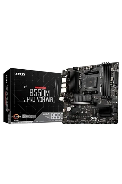 B550M PRO-VDH WIFI DDR4 4400(OC) HDMI MATX AM4 ürün görseli 1