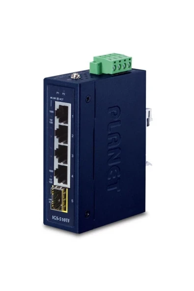 Endüstriyel Kompakt 4-port 10/100/1000t 1-port 100/1000x Sfp Gigabit Ethernet Switch Industrial Co ürün görseli 1