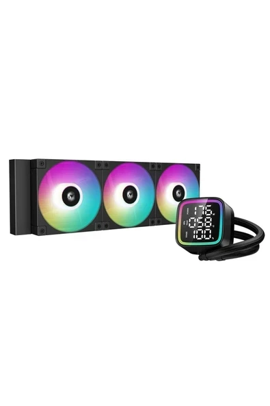 DeepCool LD360 ARGB 360mm AM5/1851P Siyah İşlemci Sıvı Soğutucu ürün görseli 1