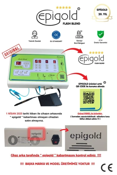 Epigold Iğneli Epilasyon Cihazı Flash Blend ürün görseli 1