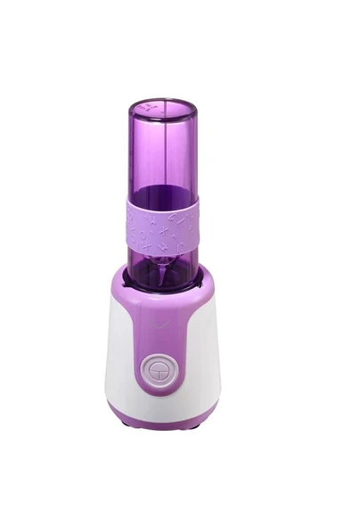 Mor renkli hafif ve pratik çok fonksiyonlu taşınabilir elektrikli blender ürün görseli 1