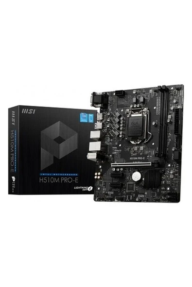 Msı H510M Pro-E Ddr4 3200 (Oc) Matx Soket 1200 ürün görseli 1