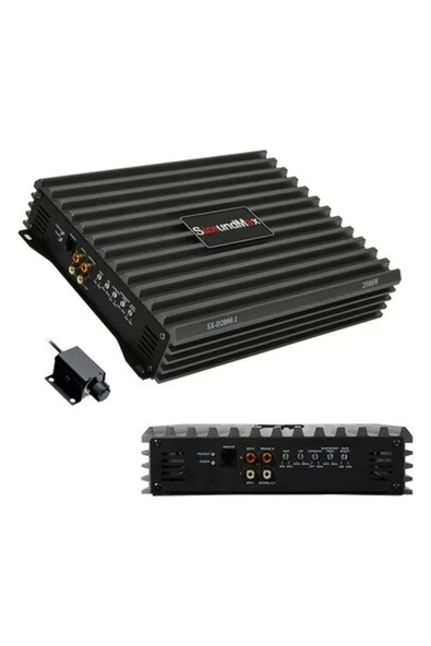 Soundmax Oto Anfi 5000W Mono Bass Control Soundmax SX-D2000.1 ürün görseli 1