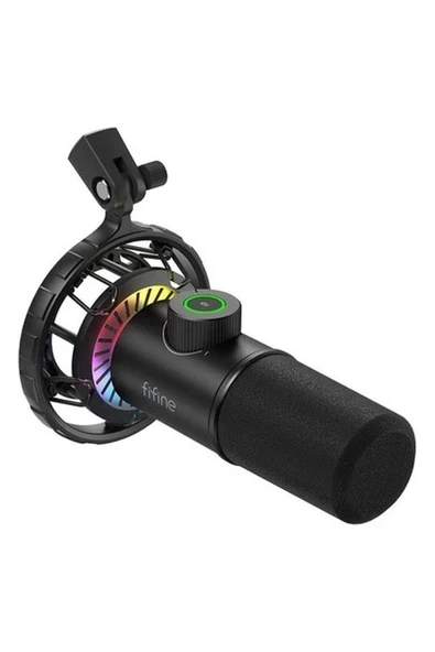 Fifine K658 USB Rgb'li Oyuncu ve Yayıncı Mikrofonu ürün görseli 1