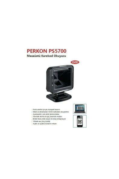 PS5700 USB 1D-2D (Karekod) Barkod Okuyucu ürün görseli 1
