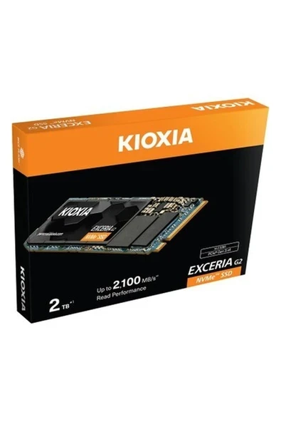 Kioxia PCIe M2 2TB Exceria G2 NVMe 3D 2100-1700 SSD ürün görseli 1