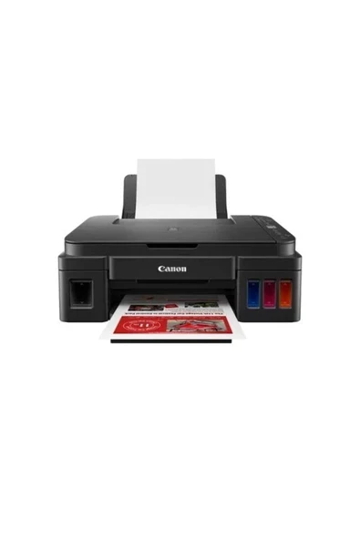 Canon G3416 Wi-Fi + Tarayıcı + Fotokopi Renkli Çok Fonksiyonlu Tanklı Mürekkep Püskürtmeli Yazıcı (Canon Eurasia Garantili) ürün görseli 1