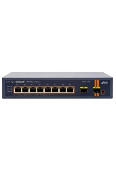 SW1082-GGSP 8 Port PoE Gigabit 2SFP Switch ürün görseli 1