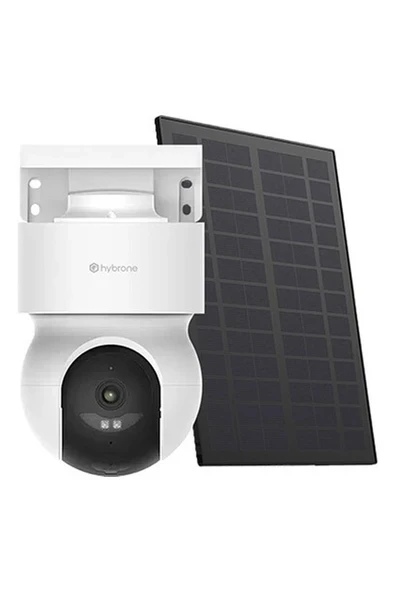 Hybrone HY-CW3014-PB Hybrone Dış Ortam Akıllı Wi-Fi Batarya/güneş Paneli Kamera ürün görseli 1