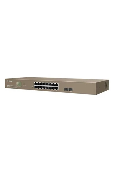 Ip-Com G3318P-16-250W 16 Port Gıgabıt + 2X1GB Sfp Uplınk Cloud Yönetilebilir Rackmount 250W Poe Swıtch ürün görseli 1