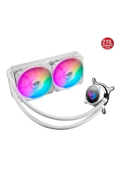 Asus ROG Strix LC 240 RGB 12 cm White Edition İşlemci Soğutucusu ürün görseli 1