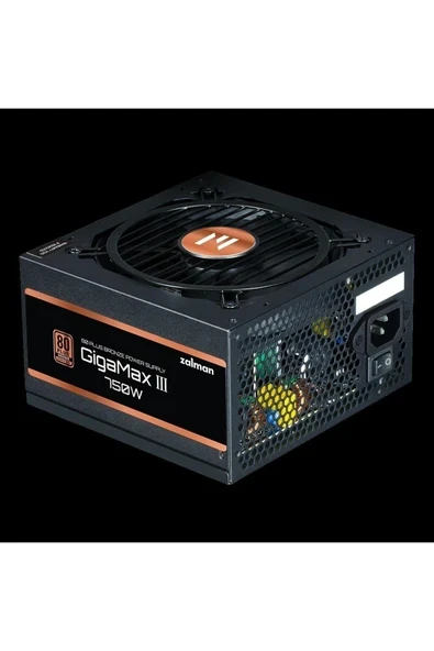 Zalman ZM750-GV3 (GigaMaxIII 750W) +80 Plus Bronze Gen5 Yüksek koruma Devre Tasarımı Güç Kaynağı ürün görseli 1