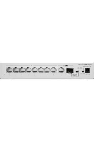 Ekıt Engıne S110-8p2st 124w 10 Port 20gbıt/s Yönetilemez Swıtch ürün görseli 1