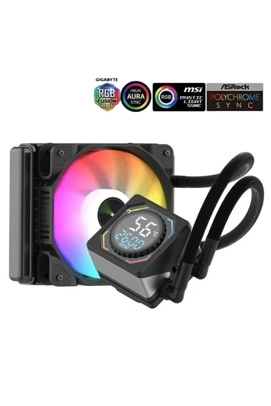 Skadi Square 120 ARGB 120mm Cpu Sıvı Soğutma ürün görseli 1