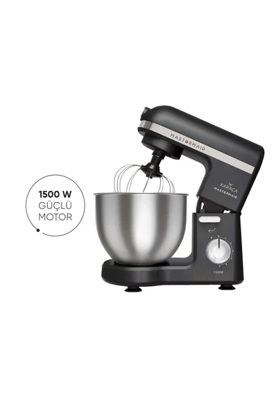 Karaca Mastermaid Chef Stand Mikser Shiny Black 1500w 5 Lt ürün görseli 1