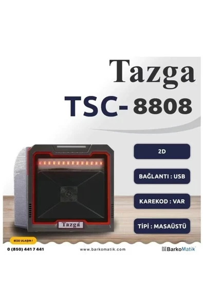 Tsc 8808 Masa Tipi 2d Barkod Okuyucu ürün görseli 1