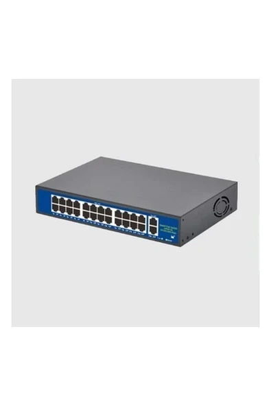 Combo 24 Port 10/100/1000MBPS  24+2  Gigabit Poe Switch ürün görseli 1