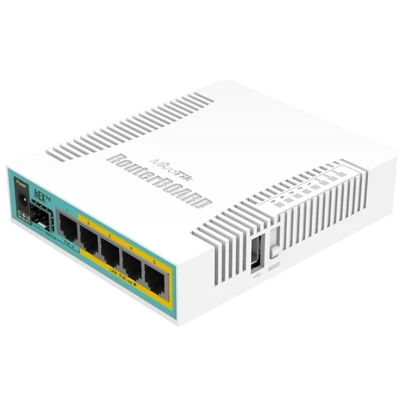 MikroTik Routerboard hEX PoE RB960PGS 5 Bağlantı Noktalı Gigabit Ethernet Yönlendirici ürün görseli 1