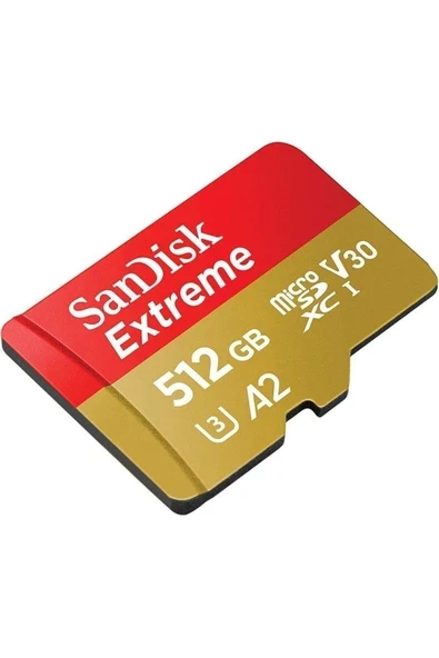 Sandisk Extreme 512GB 190MB/S Microsdxc U3 For Aksiyon Kamera SDSQXAV-512G ürün görseli 1