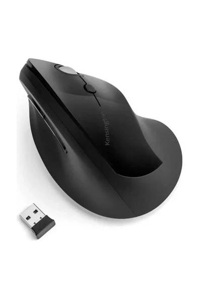 Kensington Pro Fit Ergo Dikey Kablosuz Fare - Siyah (K75501WW) Siyah ürün görseli 1