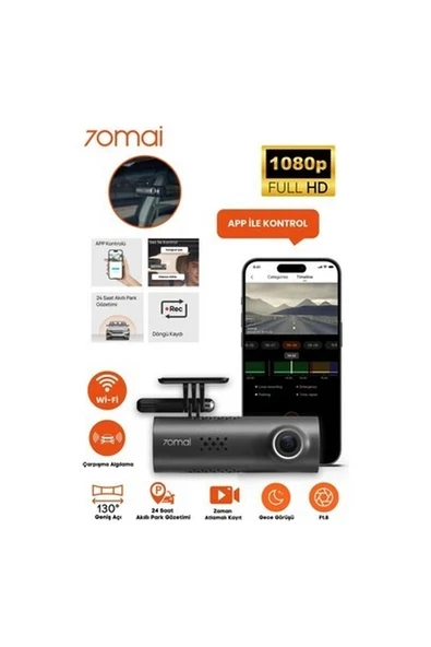 70MAI Dash Cam 3 2025 ürün görseli 1