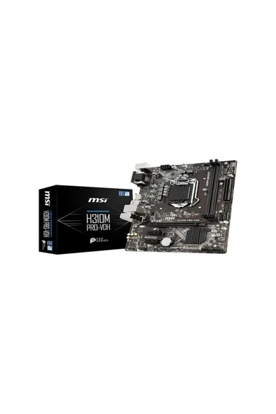 MSI H310M PRO-VDH 2666MHz DDR4 Soket 1151 mATX Anakart ürün görseli 1