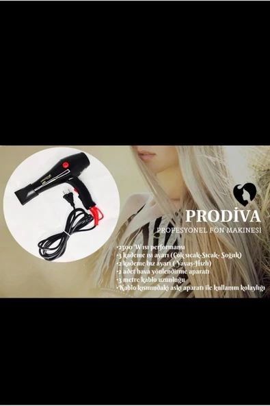 PROFESYONEL SAÇ KURUTMA MAKİNESİ ürün görseli 1