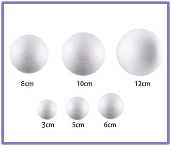 Misyon Köpük Top No:8 cm Tekli - 3 adet ürün görseli 1