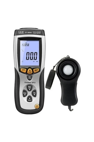 Cem DT-8809A Işık Şiddeti Kayıt Cihazı Datalogger ürün görseli 1