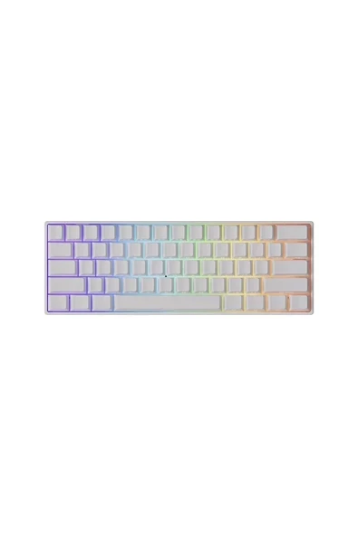 AKKO MONSGEEK FUN60 Max Shine-Through White Hall Effect Manyetik Switch ARGB Kablosuz Hotswap Mekanik Gaming Klavye ürün görseli 1