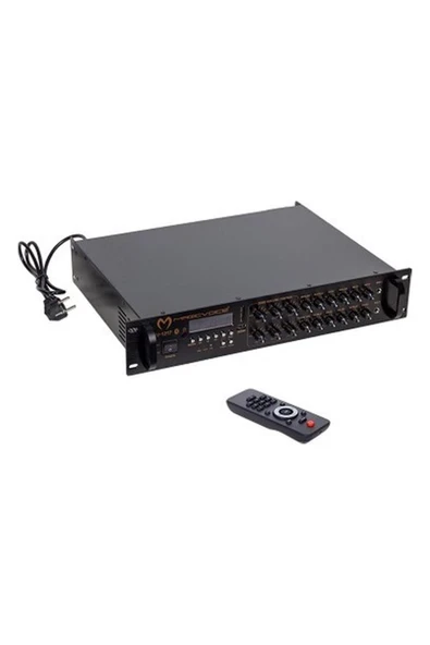 Magic Magıcvoıce MV-1217 USB Bt-Uk 6 Zon Anfi Rms 50W*1CH Max 400W +4-16-70-100V Trafolu ürün görseli 1